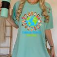 Celebrate Diversity Everyday Teachers & School Student Women's Comfort Colors T-Shirt Chalky Mint Celebrate Diversity Everyday Teachers & School Student Women's Comfort Colors T-Shirt Chalky Mint
