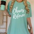 Chaos Referee For Mom Dad Teacher Shirt Cute Coach For Men Women Women's Comfort Colors T-Shirt Chalky Mint Chaos Referee For Mom Dad Teacher Shirt Cute Coach For Men Women Women's Comfort Colors T-Shirt Chalky Mint