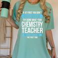 Chemistry Teacher Appreciation Men Women T-Shirt Women's Comfort Colors T-Shirt Chalky Mint