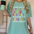 Childcare Teacher Negotiate With Toddlers Daycare Provider Men Women Girls Kids Women's Comfort Colors T-Shirt Chalky Mint