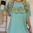 Christian Teacher Teaching Is My Ministry Faith Bible Verse Women's Comfort Colors T-Shirt Chalky Mint