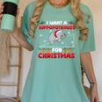 Christmas Math Teacher Hippopotenuse Math Lovers Xmas Women's Comfort Colors T-Shirt Chalky Mint Christmas Math Teacher Hippopotenuse Math Lovers Xmas Women's Comfort Colors T-Shirt Chalky Mint