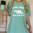 Civil War It Was A Blast History Teacher T-Shirt Women's Comfort Colors T-Shirt Chalky Mint Civil War It Was A Blast History Teacher T-Shirt Women's Comfort Colors T-Shirt Chalky Mint