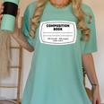 Composition Notebook Halloween Costume Teacher Student Women's Comfort Colors T-Shirt Chalky Mint Composition Notebook Halloween Costume Teacher Student Women's Comfort Colors T-Shirt Chalky Mint