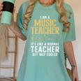 Cool Music Teacher Art For Men Women School Orchestra Coach Women's Comfort Colors T-Shirt Chalky Mint