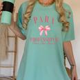 Coquette Bow Paraprofessional School Para Squad Teacher Aide Women's Comfort Colors T-Shirt Chalky Mint Coquette Bow Paraprofessional School Para Squad Teacher Aide Women's Comfort Colors T-Shirt Chalky Mint