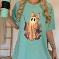 Coquette Music Note Patchwork Ghost Music Teacher Halloween Women's Comfort Colors T-Shirt Chalky Mint Coquette Music Note Patchwork Ghost Music Teacher Halloween Women's Comfort Colors T-Shirt Chalky Mint