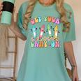 Get Your Cray-On Preschool Teacher Kindergarten Teacher Women's Comfort Colors T-Shirt Chalky Mint Get Your Cray-On Preschool Teacher Kindergarten Teacher Women's Comfort Colors T-Shirt Chalky Mint