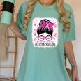 CTE Teacher In October We Wear Pink Breast Cancer Awareness Women's Comfort Colors T-Shirt Chalky Mint CTE Teacher In October We Wear Pink Breast Cancer Awareness Women's Comfort Colors T-Shirt Chalky Mint