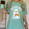 Cute Ghost Reading Book Librarian Teacher Halloween Costume Women's Comfort Colors T-Shirt Chalky Mint Cute Ghost Reading Book Librarian Teacher Halloween Costume Women's Comfort Colors T-Shirt Chalky Mint