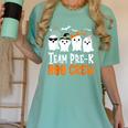 Cute Ghost Team Pre K Boo Crew Halloween Teacher Student Women's Comfort Colors T-Shirt Chalky Mint Cute Ghost Team Pre K Boo Crew Halloween Teacher Student Women's Comfort Colors T-Shirt Chalky Mint