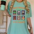 Cute Halloween Teacher Women's Comfort Colors T-Shirt Chalky Mint Cute Halloween Teacher Women's Comfort Colors T-Shirt Chalky Mint