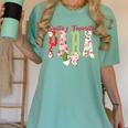 Cute Santas Favorite Para Christmas Paraprofessional Teacher Women's Comfort Colors T-Shirt Chalky Mint Cute Santas Favorite Para Christmas Paraprofessional Teacher Women's Comfort Colors T-Shirt Chalky Mint