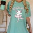 Dancolotl Ballerina Axolotl Ballet Dance Teacher Women's Comfort Colors T-Shirt Chalky Mint Dancolotl Ballerina Axolotl Ballet Dance Teacher Women's Comfort Colors T-Shirt Chalky Mint