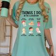 Daycare Preschool Infant Teacher Thing I Do In The Classroom Women's Comfort Colors T-Shirt Chalky Mint Daycare Preschool Infant Teacher Thing I Do In The Classroom Women's Comfort Colors T-Shirt Chalky Mint