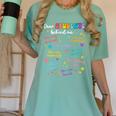Dear Student Behind Me Teacher Appreciation Back To School Women's Comfort Colors T-Shirt Chalky Mint Dear Student Behind Me Teacher Appreciation Back To School Women's Comfort Colors T-Shirt Chalky Mint