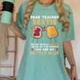 Dear Teacher Bestie You'Re Totally My Jam Shirt Kids Women's Comfort Colors T-Shirt Chalky Mint Dear Teacher Bestie You'Re Totally My Jam Shirt Kids Women's Comfort Colors T-Shirt Chalky Mint