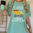 I Dig Kindergarten Student Teacher Construction First Day Women's Comfort Colors T-Shirt Chalky Mint I Dig Kindergarten Student Teacher Construction First Day Women's Comfort Colors T-Shirt Chalky Mint