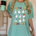 What Are We Doing Today Ghost PE Teacher Team Halloween Women's Comfort Colors T-Shirt Chalky Mint What Are We Doing Today Ghost PE Teacher Team Halloween Women's Comfort Colors T-Shirt Chalky Mint