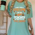 I Don't Need a Costume I'm An Art Teacher Retro Halloween Women's Comfort Colors T-Shirt Chalky Mint