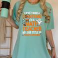 I Don't Need A Costume I'm Math Teacher Costume Halloween Men Women Women's Comfort Colors T-Shirt Chalky Mint
