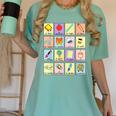 Dual Language Crew Bilingual Spanish Teacher Back To School For Men Women Women's Comfort Colors T-Shirt Chalky Mint