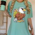 Eagle First Day Of School Teacher Back To School Eagle Women's Comfort Colors T-Shirt Chalky Mint Eagle First Day Of School Teacher Back To School Eagle Women's Comfort Colors T-Shirt Chalky Mint