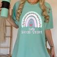 Early Headstart Cute Retro Rainbow Teachers Women's Comfort Colors T-Shirt Chalky Mint Early Headstart Cute Retro Rainbow Teachers Women's Comfort Colors T-Shirt Chalky Mint