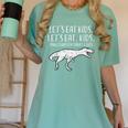 Lets Eat Kids Punctuation Saves Lives Dino Teacher Men Women's Comfort Colors T-Shirt Chalky Mint Lets Eat Kids Punctuation Saves Lives Dino Teacher Men Women's Comfort Colors T-Shirt Chalky Mint