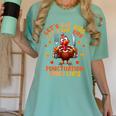 Eat Kids Punctuation Saves Lives Thanksgiving Turkey Teacher Women's Comfort Colors T-Shirt Chalky Mint Eat Kids Punctuation Saves Lives Thanksgiving Turkey Teacher Women's Comfort Colors T-Shirt Chalky Mint