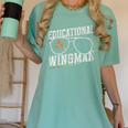 Educational Wingman Assisting Teacher Teaching Assistant Women's Comfort Colors T-Shirt Chalky Mint Educational Wingman Assisting Teacher Teaching Assistant Women's Comfort Colors T-Shirt Chalky Mint