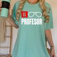 El Professor Money Costume Profesor Glasses Men Teacher Gift Women's Comfort Colors T-Shirt Chalky Mint