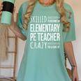 Elementary PE Teacher Tshirt Appreciation Women's Comfort Colors T-Shirt Chalky Mint Elementary PE Teacher Tshirt Appreciation Women's Comfort Colors T-Shirt Chalky Mint