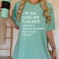 English Teacher Definition Women's Comfort Colors T-Shirt Chalky Mint