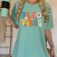 English Teacher Ela Vibes Teacher Kids First Day Of School Women's Comfort Colors T-Shirt Chalky Mint