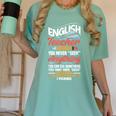 English Teacher Women's Comfort Colors T-Shirt Chalky Mint