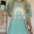 ESL Squad Teacher Crew Team Back To School English Rainbow Women's Comfort Colors T-Shirt Chalky Mint ESL Squad Teacher Crew Team Back To School English Rainbow Women's Comfort Colors T-Shirt Chalky Mint