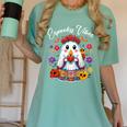 Espooky Vibes Maestra Halloween Spanish Mexican Teacher Women's Comfort Colors T-Shirt Chalky Mint