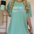 Everything Is Figureoutable Teacher Motivational - -Adults Small Short Sleeve Crew Collar Modern Fun Vacation Cotton Polyester Machine Wash Women's Comfort Colors T-Shirt Chalky Mint Everything Is Figureoutable Teacher Motivational - -Adults Small Short Sleeve Crew Collar Modern Fun Vacation Cotton Polyester Machine Wash Women's Comfort Colors T-Shirt Chalky Mint