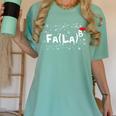 FA LA8 Christmas Santa Fa La Math Teacher Mathematic Women's Comfort Colors T-Shirt Chalky Mint FA LA8 Christmas Santa Fa La Math Teacher Mathematic Women's Comfort Colors T-Shirt Chalky Mint