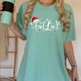 FA LA8 Christmas Santa Fa La Math Teacher Student Women's Comfort Colors T-Shirt Chalky Mint FA LA8 Christmas Santa Fa La Math Teacher Student Women's Comfort Colors T-Shirt Chalky Mint