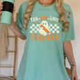 Fab Boo Lous Teacher Retro Ghost Spooky Halloween Costume Women's Comfort Colors T-Shirt Chalky Mint Fab Boo Lous Teacher Retro Ghost Spooky Halloween Costume Women's Comfort Colors T-Shirt Chalky Mint