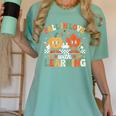 Fall In Love With Learning Shirt Autumn Thanksgiving Teacher Women's Comfort Colors T-Shirt Chalky Mint Fall In Love With Learning Shirt Autumn Thanksgiving Teacher Women's Comfort Colors T-Shirt Chalky Mint