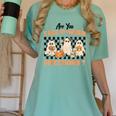 Are You Fall-O-Ween Directions Halloween Ghost Fall Teacher Women's Comfort Colors T-Shirt Chalky Mint