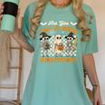 Are You Fall o Ween Directions Halloween Skeleton Teacher Women's Comfort Colors T-Shirt Chalky Mint Are You Fall o Ween Directions Halloween Skeleton Teacher Women's Comfort Colors T-Shirt Chalky Mint