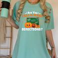 Are You Fall O Ween Directions Halloween Teacher Retro Women's Comfort Colors T-Shirt Chalky Mint Are You Fall O Ween Directions Halloween Teacher Retro Women's Comfort Colors T-Shirt Chalky Mint