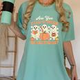 Are You Fall O Ween Directions Halloween Teacher Women's Comfort Colors T-Shirt Chalky Mint Are You Fall O Ween Directions Halloween Teacher Women's Comfort Colors T-Shirt Chalky Mint