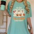 Are You Fall O Ween Directions Teacher Halloween Boo Ghost Women's Comfort Colors T-Shirt Chalky Mint