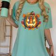 Fall Pumpkin Book Lover Spooky Librarian Teacher Halloween Women's Comfort Colors T-Shirt Chalky Mint Fall Pumpkin Book Lover Spooky Librarian Teacher Halloween Women's Comfort Colors T-Shirt Chalky Mint