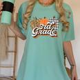 Fall Teacher Shirt 3rd Grade Teacher Retro Halloween Pumpkin Women's Comfort Colors T-Shirt Chalky Mint Fall Teacher Shirt 3rd Grade Teacher Retro Halloween Pumpkin Women's Comfort Colors T-Shirt Chalky Mint